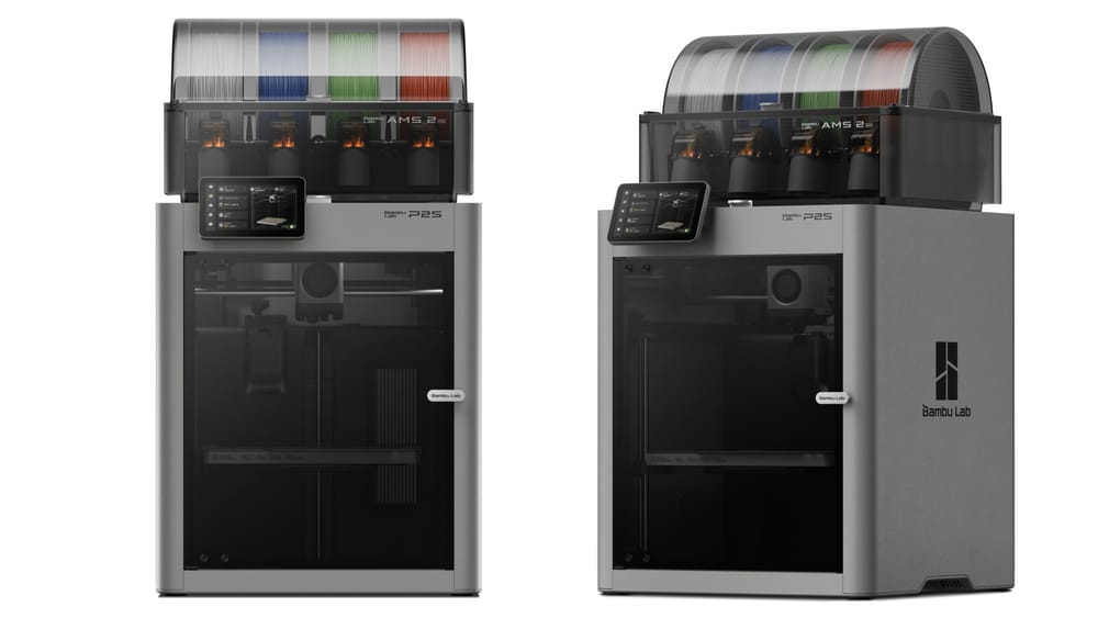 Bambu Lab P2S and X2D 3D printers side by side comparison